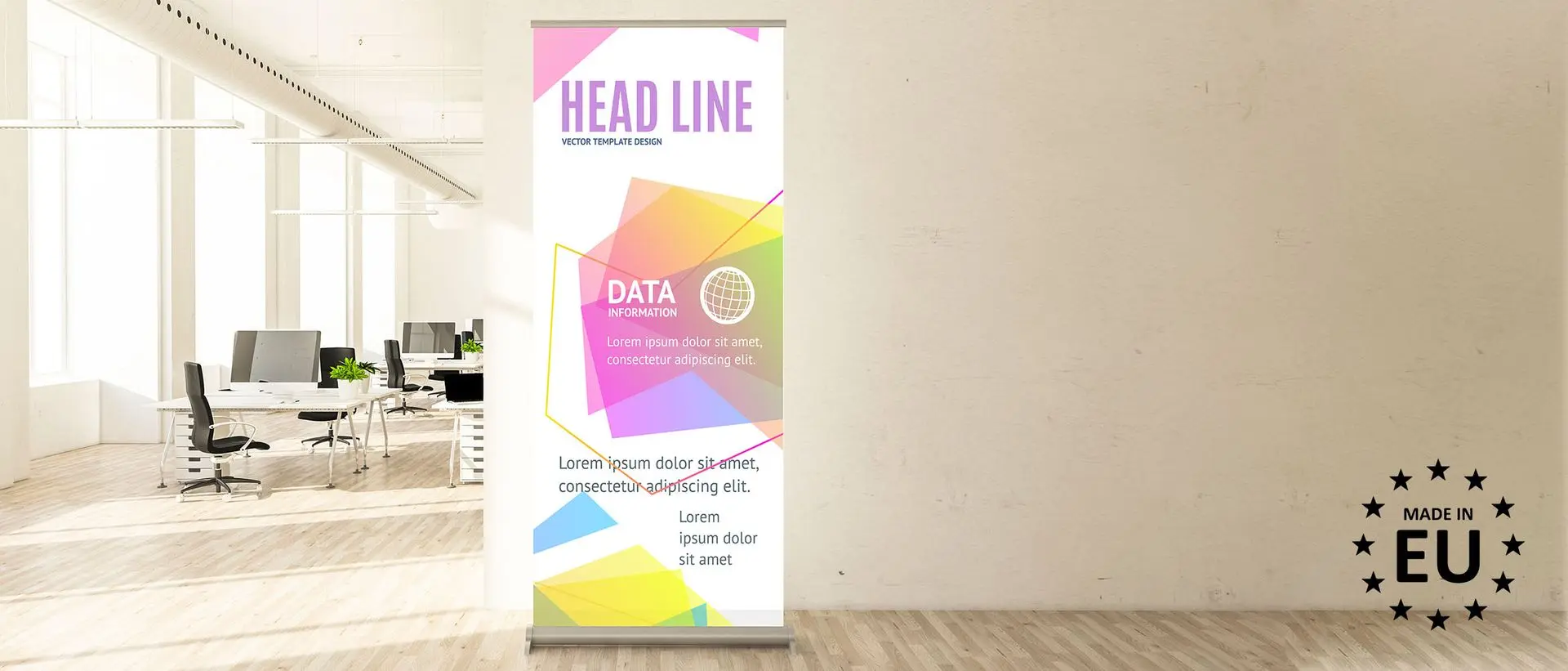 Banners  Stand out with a personalised banner! Use the banner to communicate an important promotion or message.